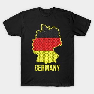Germany Map Flag T-Shirt
